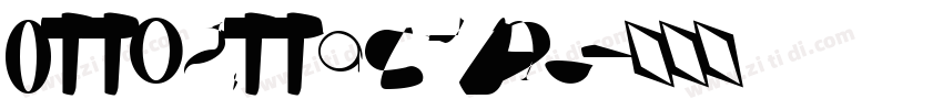 Otto Attac Type字体转换